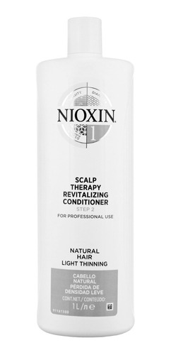 Nioxin-1 Acondicionador Densificador Para Cabello Natural Lt