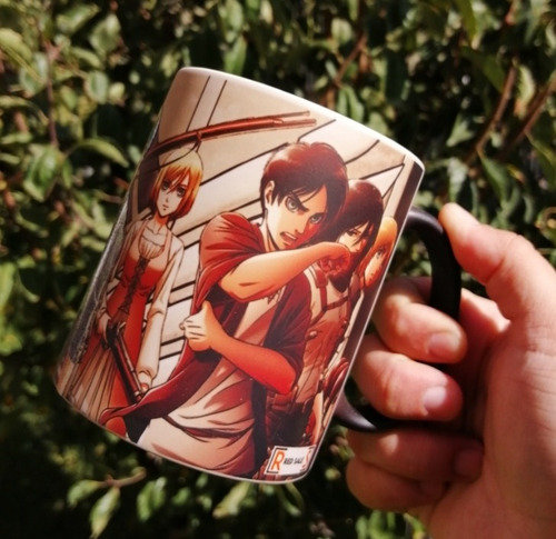 Tazas Magicas Shingeki No Kyojin / Varios Modelo Eren - Levi