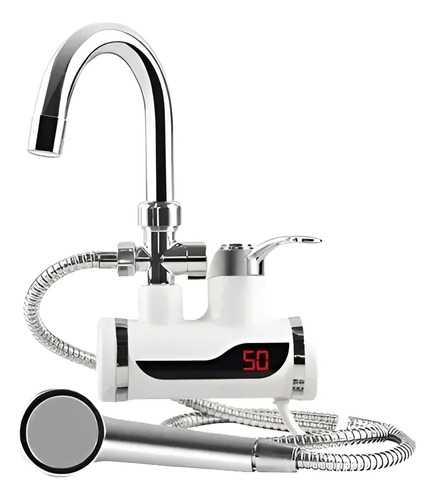 Ducha Electrica Agua Caliente Y Fria Blanco 3 Kw