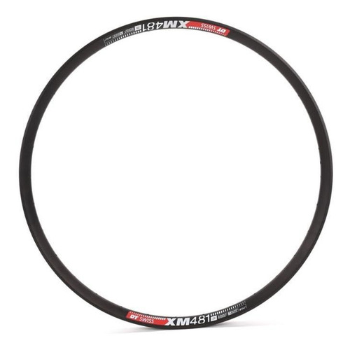 Aro 29'' Aluminio Dt Swiss Xm 481 Tubeless 32 Furos Preto