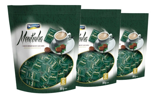 255 Pastilhas de Chocolate Com Menta, Mentinha, Montevérgine