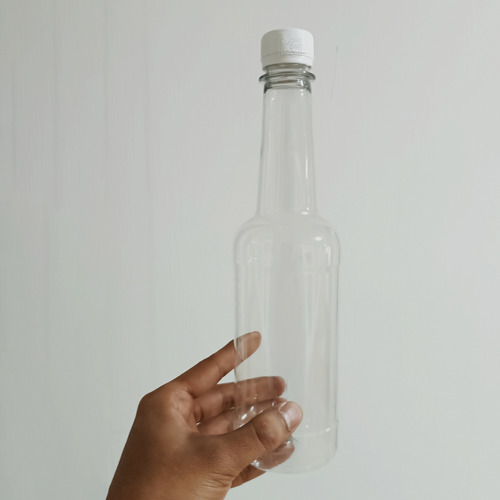 Botella Pet Licorera Plastico 500 Ml Con Tapa Seguridad X 15