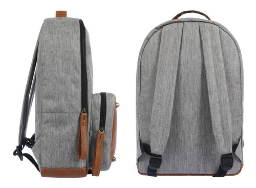 Imagen 5 de 10 de Mochila Urbana Porta Notebook Milan Para Hombre Mujer Madu