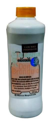 Jarabe Con Propoleo Don Bronquio 220gr Sabor Miel Con Propoleo