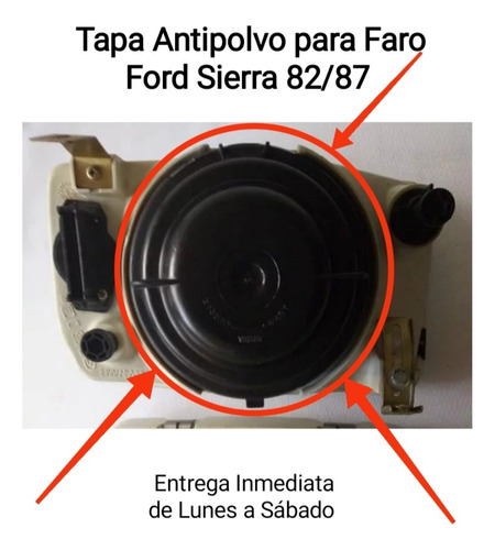 Goma Tapa Antipolvo Para Faro Ford Sierra 82/87 