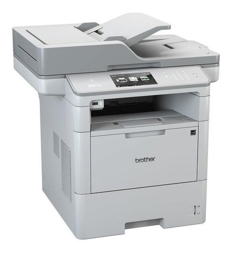 Impressora multifuncional Brother MFC-L6 Series MFC-L6902DW com wifi 110V - 120V branca e cinza