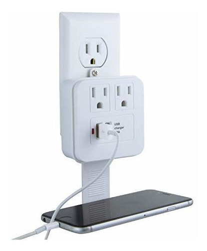 Accesorio Audio Video Ge Outlet 2 Usb Surge Protector