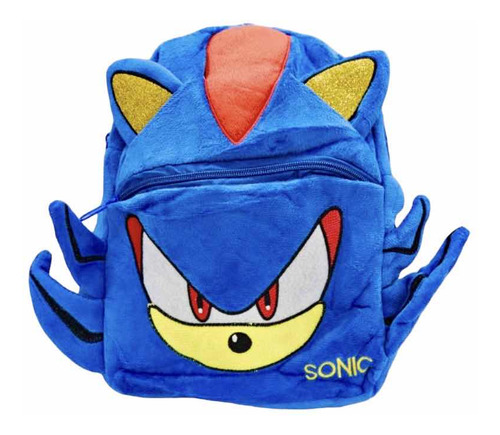 Mochila Sonic Jardín Infantil Knuckle Shadow Compatible 30cm