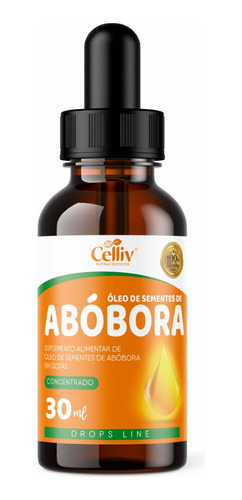 Óleo De Semente De Abóbora 30ml Celliv