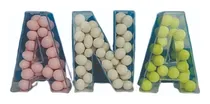 Comprar 8 Letras Acrílico Decorativas Rellenables Trans, 15cm Fiesta