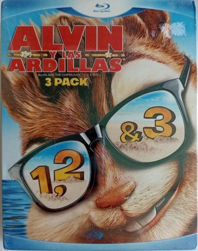Alvin Y Las Ardillas 1 2 3 Trilogia Peliculas Blu-ray