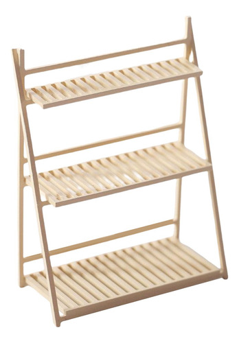 2 X 1/12 Dollhouse Flower Stand Display Rack Para Mini