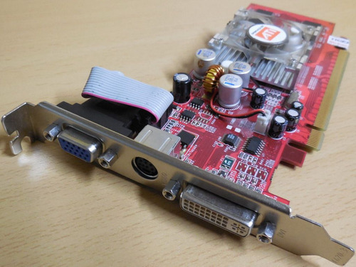 Tarjeta Video Ati X300se 256 Mb Vga Sv Dvi Pci Express X 16 (Usado)