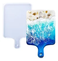 Comprar Molde De Silicona Para Resina Epoxi De Tabla De Picar Pack 1
