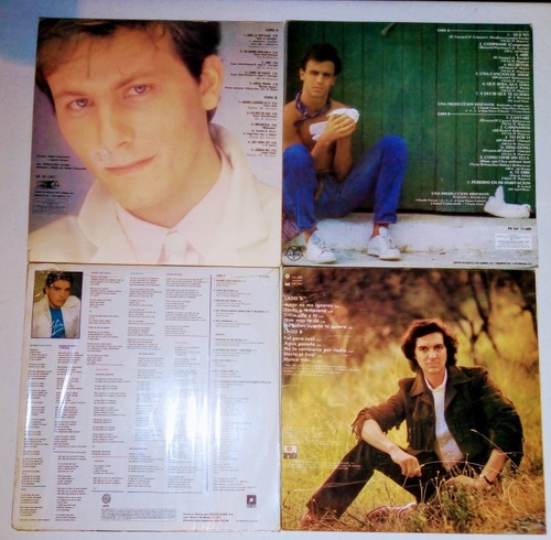 Discos Lp De Vinilo Artistas De Los 80's Pedro Marín Y Mas (Usado)