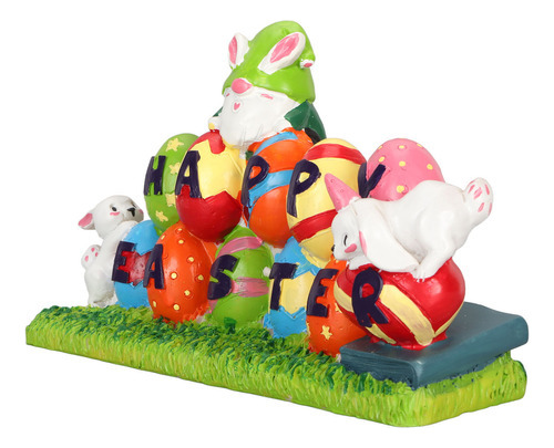 Huevos De Pascua Con Decoración De Resina, Diseño De Conejo, Color Fix