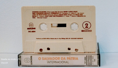 Imagem 3 de 4 de O Salvador Da Pátria Internacional Fita Cassete Original K7