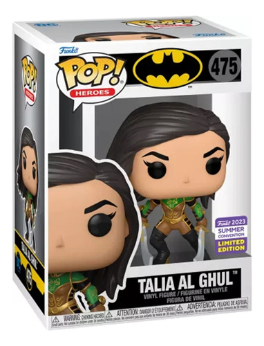 Funko Pop Talia Al Ghul 475 Batman Exclusivo Funkoville 2023