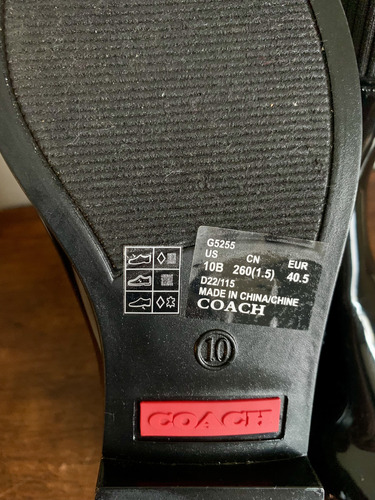 Botas Coach Originales Número 7 Mex De Mujer !! (Usado)
