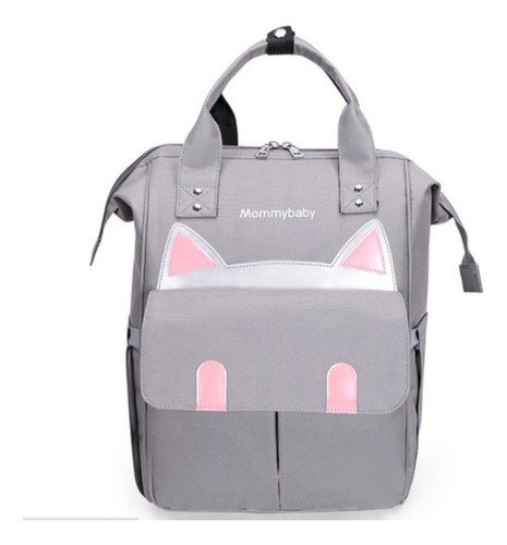 Pañalera Morral Térmica Estilo Gato Bolso Materno 