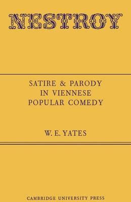 Libro Nestroy: Satire And Parody In Viennese Popular Come...