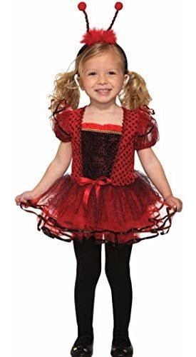 Disfraz Talla Toddler Para Niñas De Lady Bug Halloween