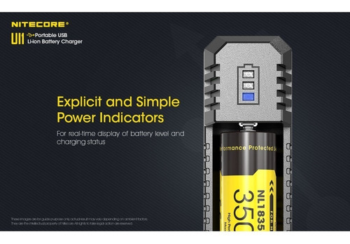 Imagem 5 de 6 de Carregador Nitecore Ui1 Para Baterias De Lítio