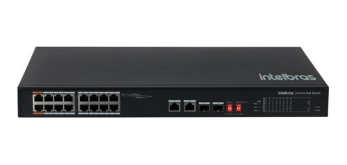 Imagem 1 de 2 de Switch 16 Portas Fast Poe 2portas Giga 2sfp Sf 1822 Hi-poe