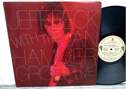 Jeff Beck With The Jan Hammer Group - Live - Lp Año 1977