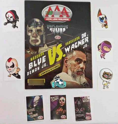 Album Lucha Libre Aaa Triplemania + Todas Las Estampas (Usado)