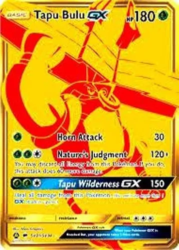 6 Cartas Pokemon Gx Gold: Solgaleo + Lunala + 4 Cartas Tapú