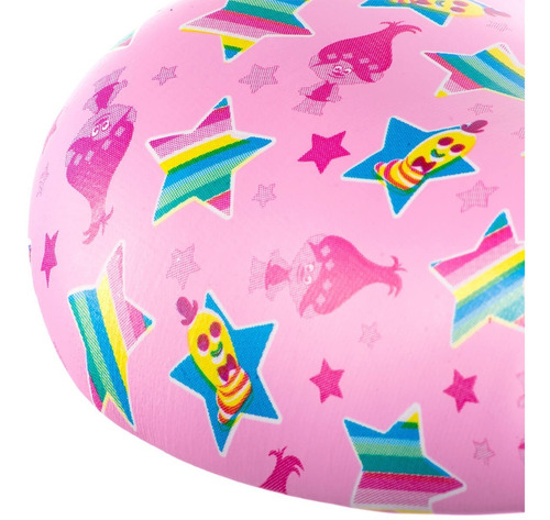 Imagen 4 de 8 de Asiento Para Bicicleta Infantil Rodada 12 Trolls True Colors