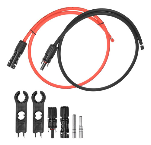 Meccanixity Cable De Panel Solar De 3 Pies 8 Awg 10 Mm2 Cabl