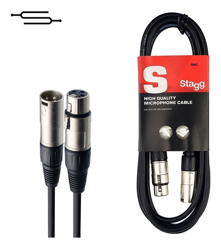 Cable Xlr (cannon) Profesional - 6 Metros Microfono Smc6