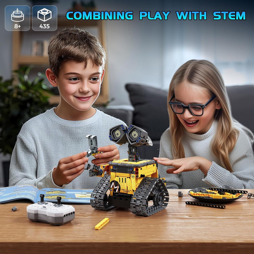 Robot Wall-e 3en1 Technic Bloques Construccion Control Remot