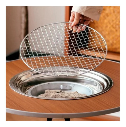 Mesa Para Camping Picnic Asador De Acero Portátil Plegable