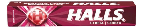 Bala Halls Cereja Caixa Com 21 Unidades 28g