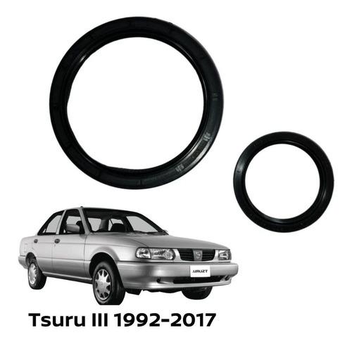 Reten Cigüeñal Delantero Y Trasero Tsuru 16 Val 1992 Nissan