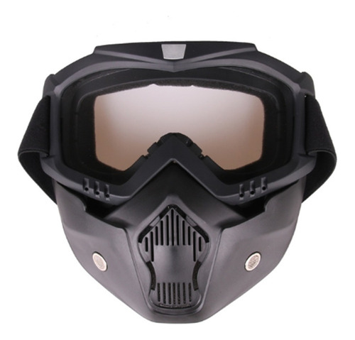 Máscara Com Óculos Moto Bike Capacetes Abertos Sniper