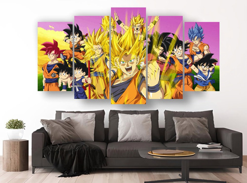 Cuadro Decorativo Dragon Ball Super Goku Todas Las Versiones