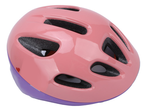 Casco De Bicicleta Pink Children Con Herramientas De Protecc