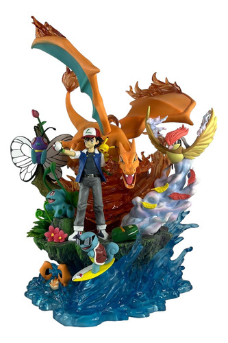 Figura/ Lampara Ash X Pokémon 1ra Generación / Pokémon 
