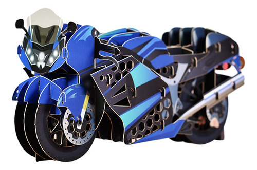 Regalos Del Día Para Papá Tarjeta De Motocicleta 3d