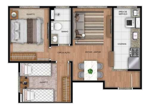 Imagem 9 de 10 de Apartamento À Venda No Bairro São Mateus - São Paulo/sp - O-18027-29973