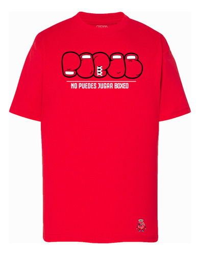 Playera Niño No Puedes Jugar Boxeo N-1