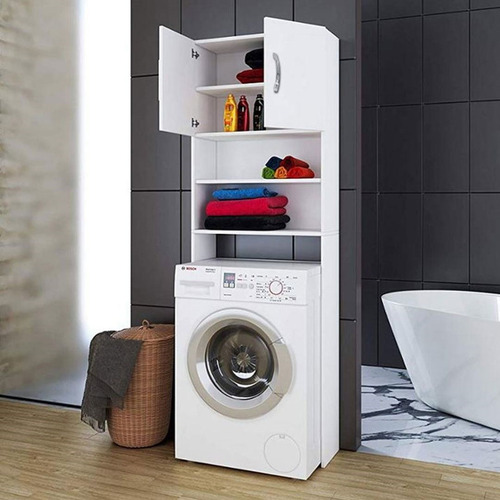 Imagen 2 de 4 de Mueble Mochila Lavarropas Baño O Cocina Organizador Multiuso