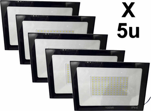 Reflector Led 100w Exterior Alta Potencia Multiled Ip66 X5