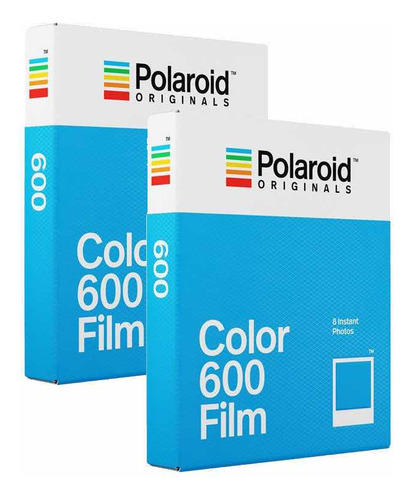 2 Cartuchos Polaroid 600 Film Fotos Color Envío Gratis Stock