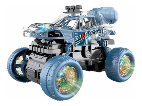 Carro Monster 360 Grados Acrobatico Luz Sonido + Bateria