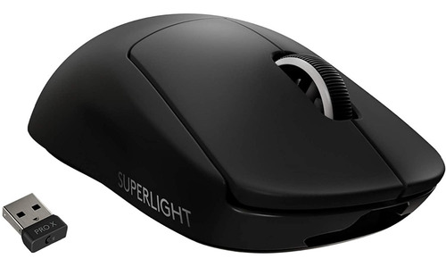 Logitech G Pro X Superlight Mouse Gaming Inalámbrico Negro
